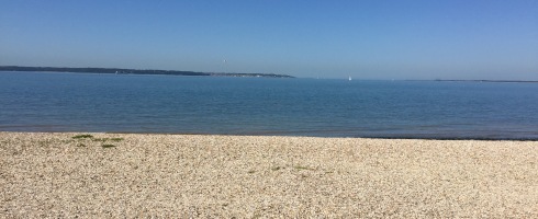 The sea at Lee on Solent